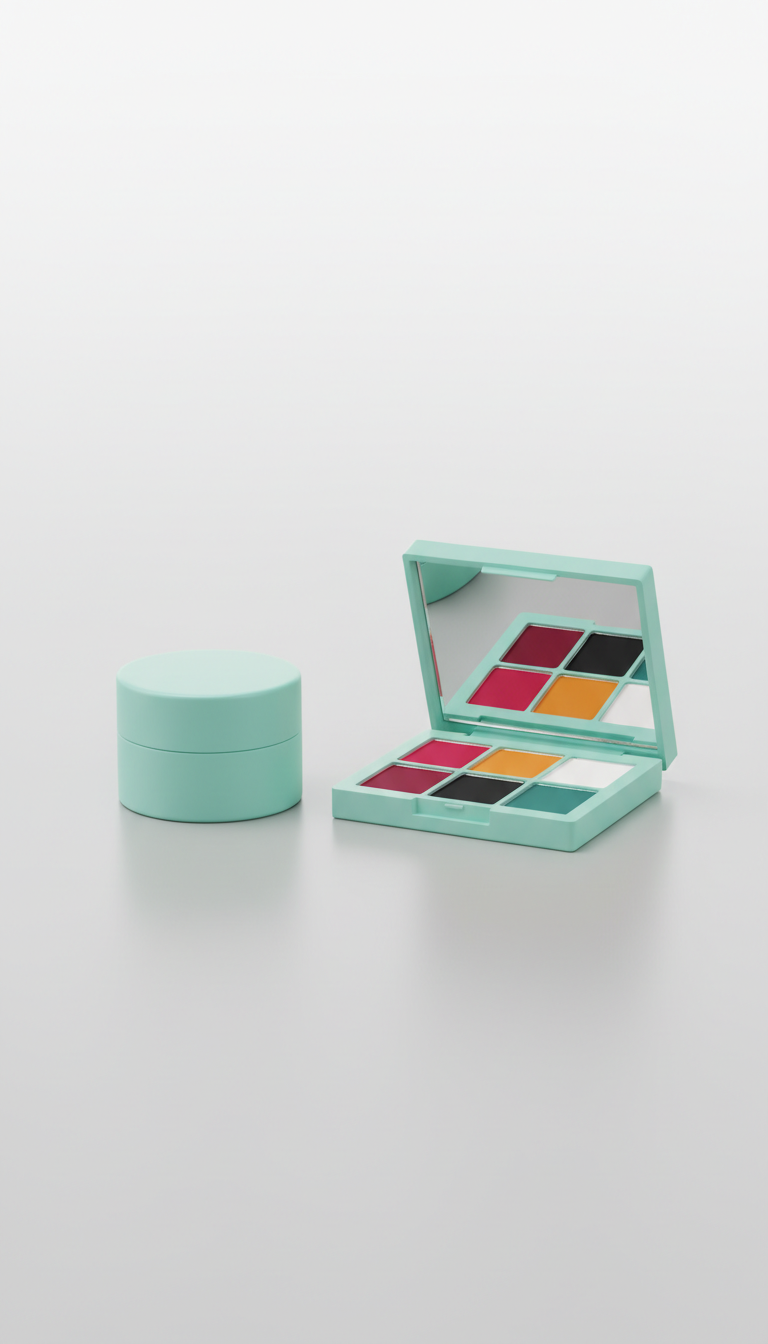 Mint teal liner pot