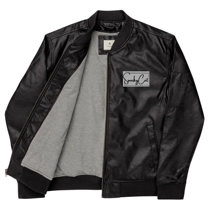 Leather Bomber Jacket