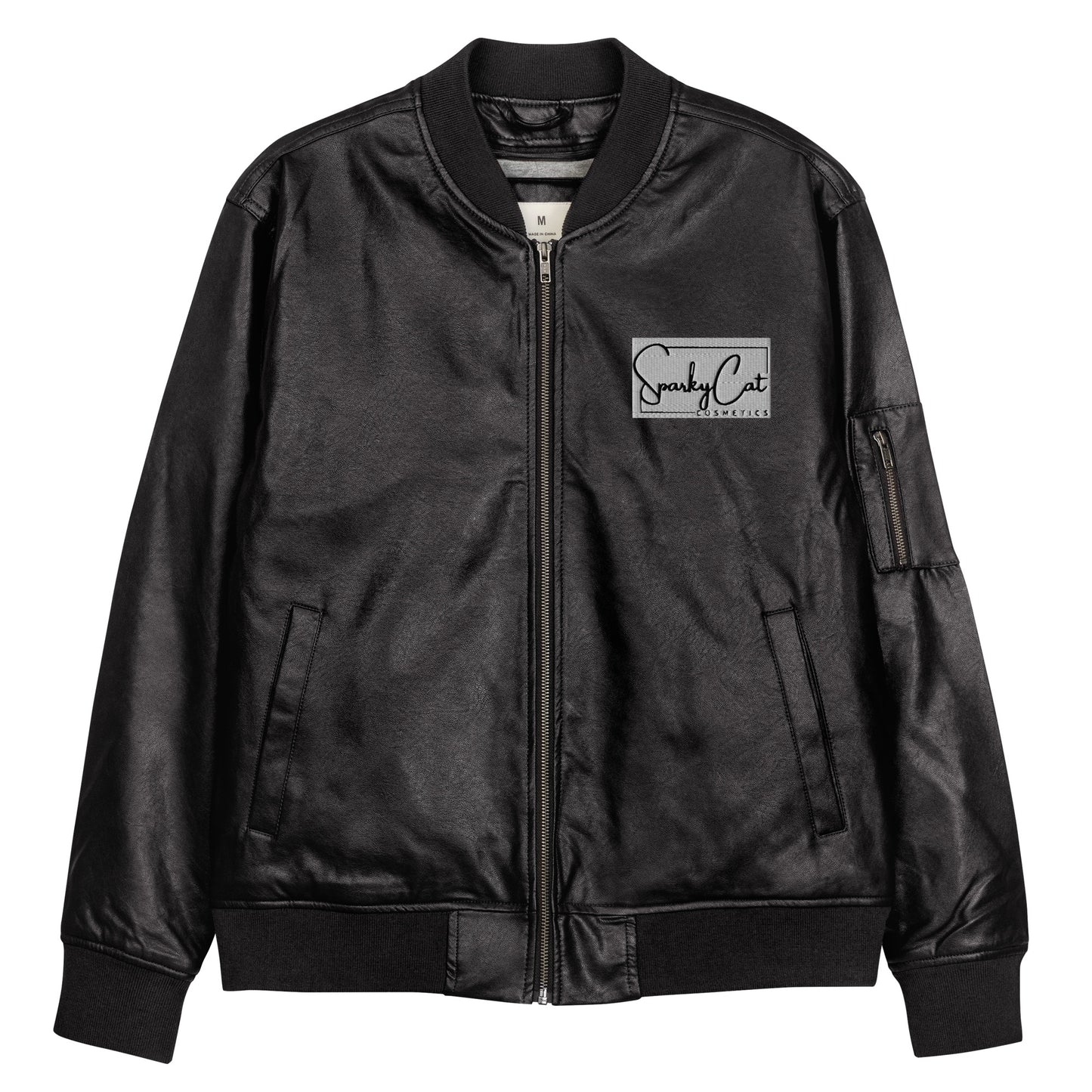 Leather Bomber Jacket