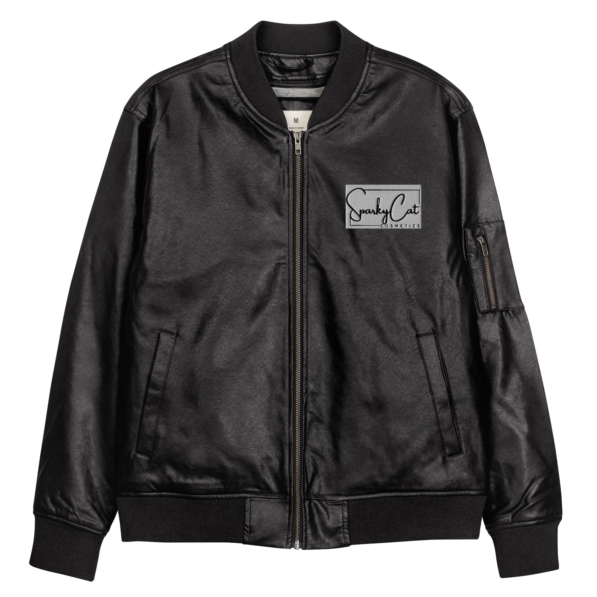 Leather Bomber Jacket